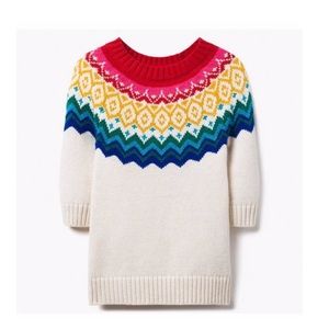 Gymboree Sweater dress & matching fur ball hat ‼️